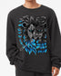 Detroit Lion Crewneck Sweatshirt | Bella + Canvas Unisex Fleece | Detroit Football Fan Apparel | Blue Lion Graphic Pullover