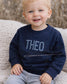 Personalized Toddler Crewneck | Embroidered Name Sweatshirt | Custom Kids Pullover | Rabbit Skins Crewneck | Baby Gift (etsy image id: 7581636718)