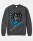 Detroit Lion Crewneck Sweatshirt | Bella + Canvas Unisex Fleece | Detroit Football Fan Apparel | Blue Lion Graphic Pullover