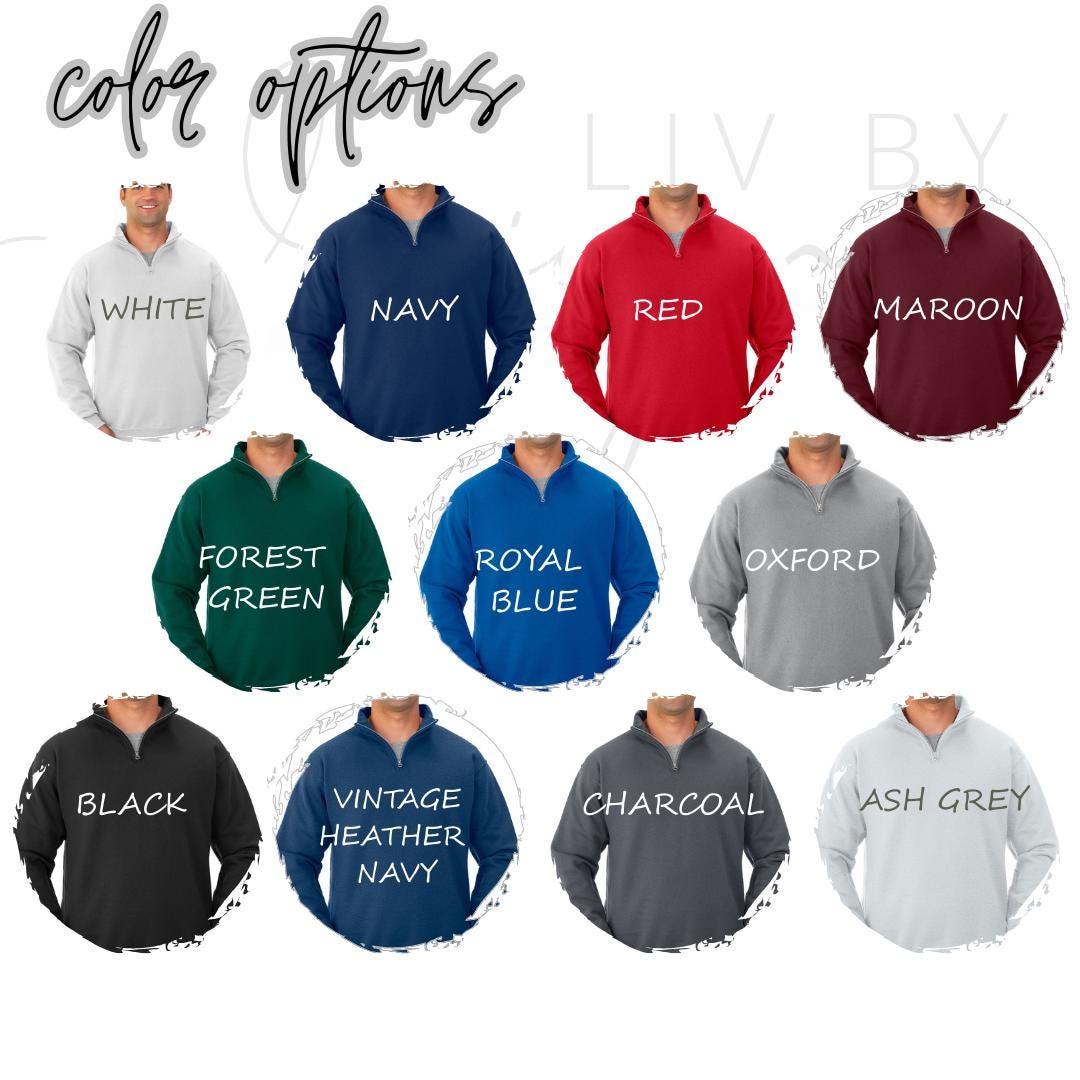 Personalized Nurse Quarter Zip Sweatshirt | Custom Embroidery for Nursing Graduation | Gift for RN Graduate (etsy image id: 7605899250)