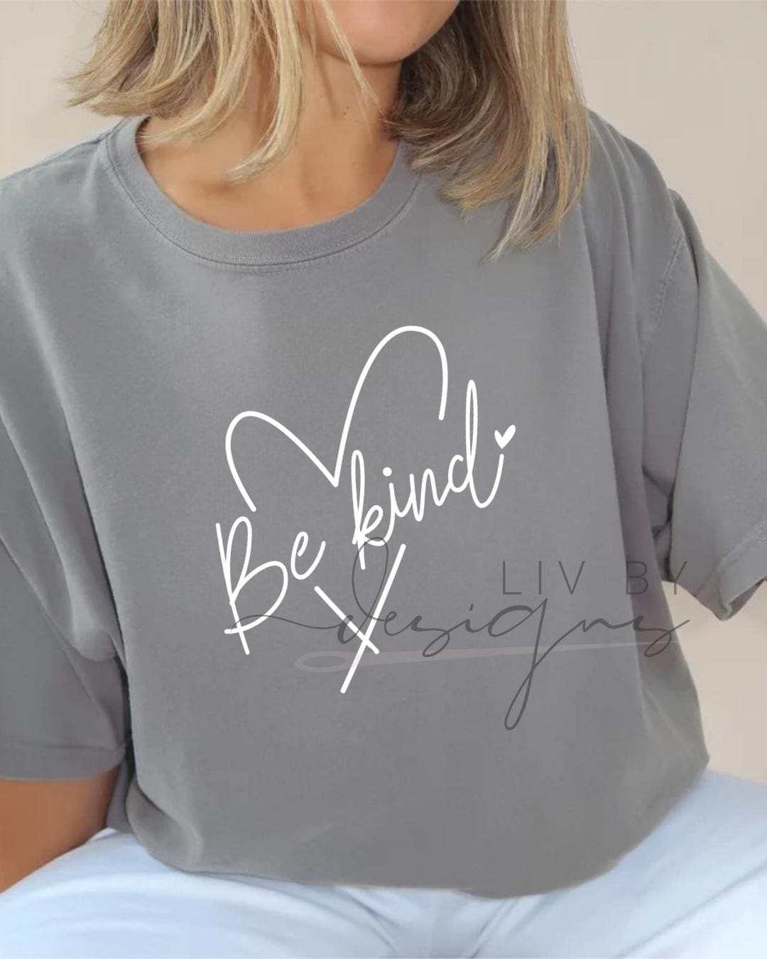 Be Kind Comfort Colors T-Shirt | Positive Message Tee (etsy image id: 7622354265)