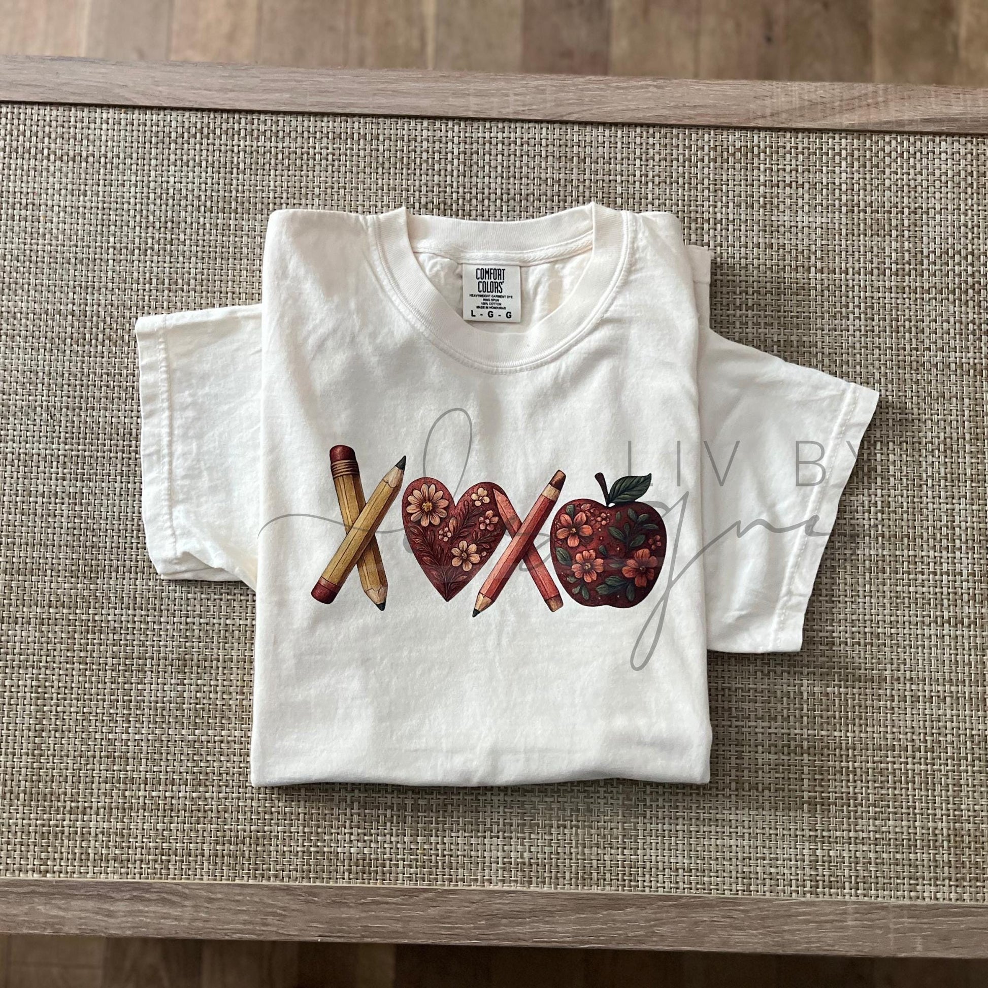 XOXO Teacher Valentines Day T-Shirt | Comfort Colors Teacher Tee | Valentine’s Day Gear | Cute Teacher Gift (etsy image id: 7622498805)