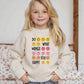 Smiley Face Toddler Sweatshirt | Positive Quote Kids Crewneck (etsy image id: 7633470813)