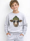 Youth Green Bay Cow Football Crewneck, Game Day Ash Grey Shirt (etsy image id: 7635079898)