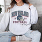 New England Football Crewneck Sweatshirt | Vintage Patriots Style | Dye Sublimated Football Pullover | Game Day Sweater | Unisex Sports Crew (etsy image id: 7653083816)