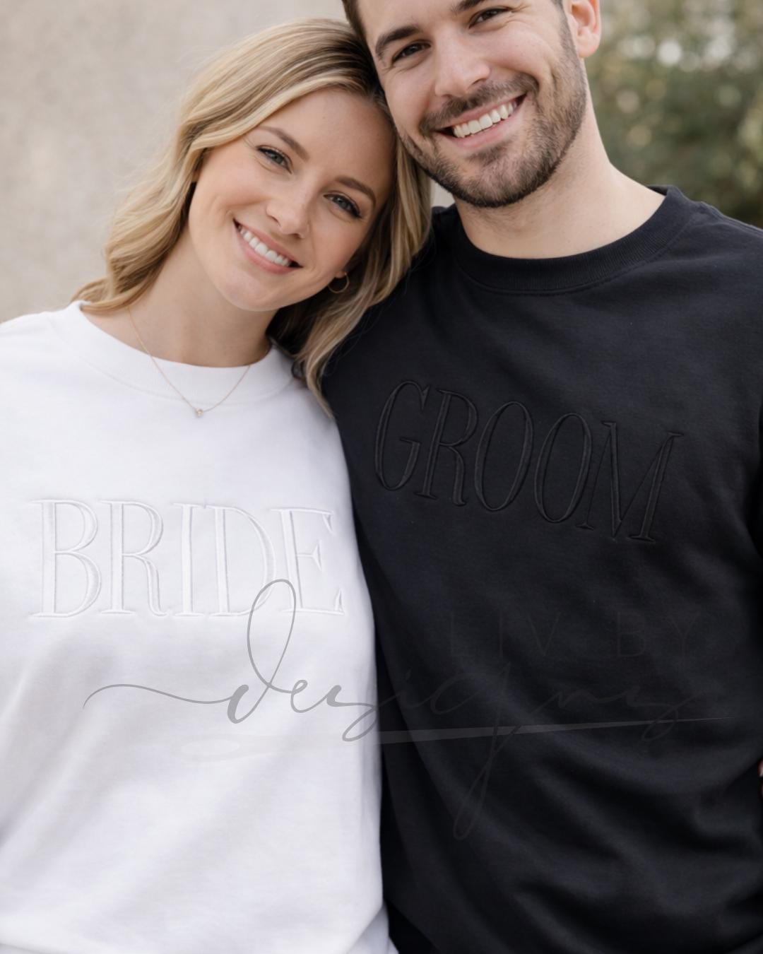 Custom Embroidered Bride Crewneck | Bella + Canvas Sweatshirt (etsy image id: 7653122531)