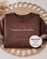 Embroidered Iced Coffee | Comfort Colors Sweatshirt | Vintage Style (etsy image id: 7653184437)