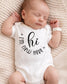 I'm new here Onesie for Newborn | Gender neutral baby announcement (etsy image id: 7657893793)