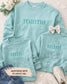 Mama and Mini Matching Sweatshirts, Embroidered Mama Crewneck, Mommy and Me Outfits, Enza Boxy Crewneck, Matching Family Sweatshirts (etsy image id: 7664713387)