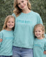 Mama and Mini Matching Sweatshirts, Embroidered Mama Crewneck, Mommy and Me Outfits, Enza Boxy Crewneck, Matching Family Sweatshirts (etsy image id: 7664713389)