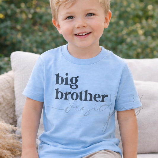 Big Brother Shirt for Pregnancy Announcement | Big Sibling Reveal Toddler Tee | Personalized Big Brother Shirt | Baby Announcement Outfit (etsy image id: 7699635412)
