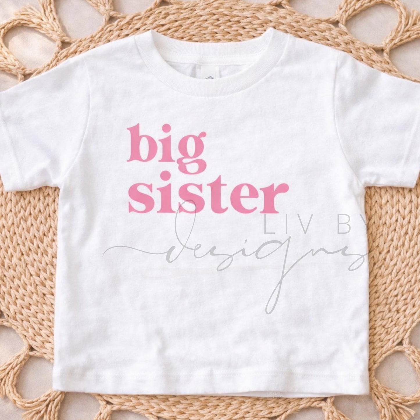 Big Sister Shirt for Pregnancy Announcement | Big Sibling Reveal Toddler Tee | Personalized Big Sister Shirt | Baby Announcement Outfit (etsy image id: 7747606579)