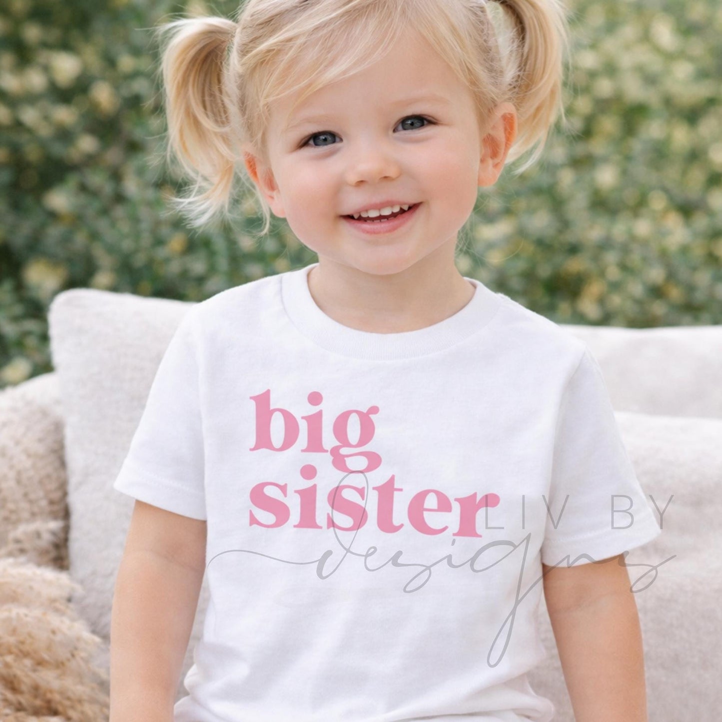 Big Sister Shirt for Pregnancy Announcement | Big Sibling Reveal Toddler Tee | Personalized Big Sister Shirt | Baby Announcement Outfit (etsy image id: 7747606595)