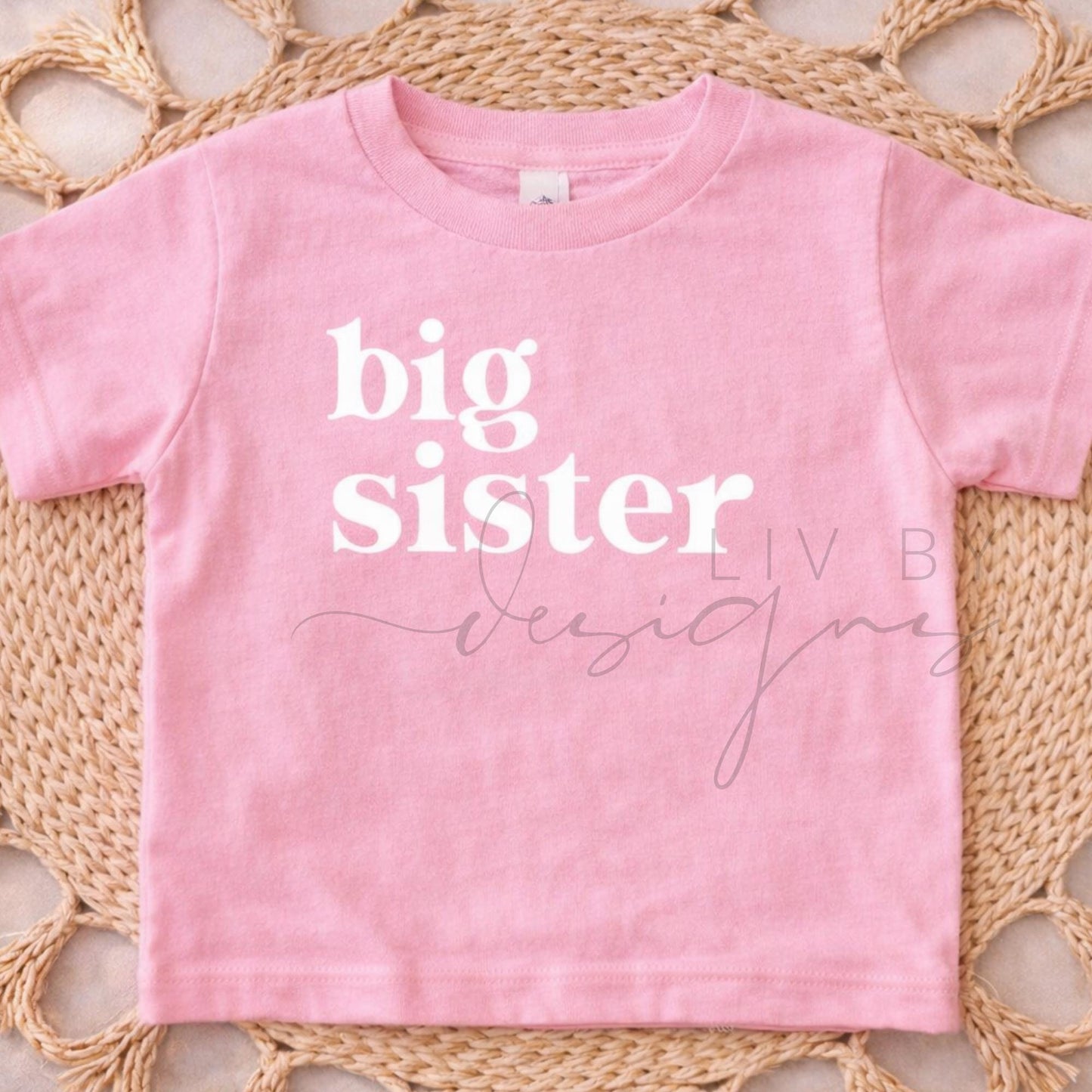 Big Sister Shirt for Pregnancy Announcement | Big Sibling Reveal Toddler Tee | Personalized Big Sister Shirt | Baby Announcement Outfit (etsy image id: 7747606643)