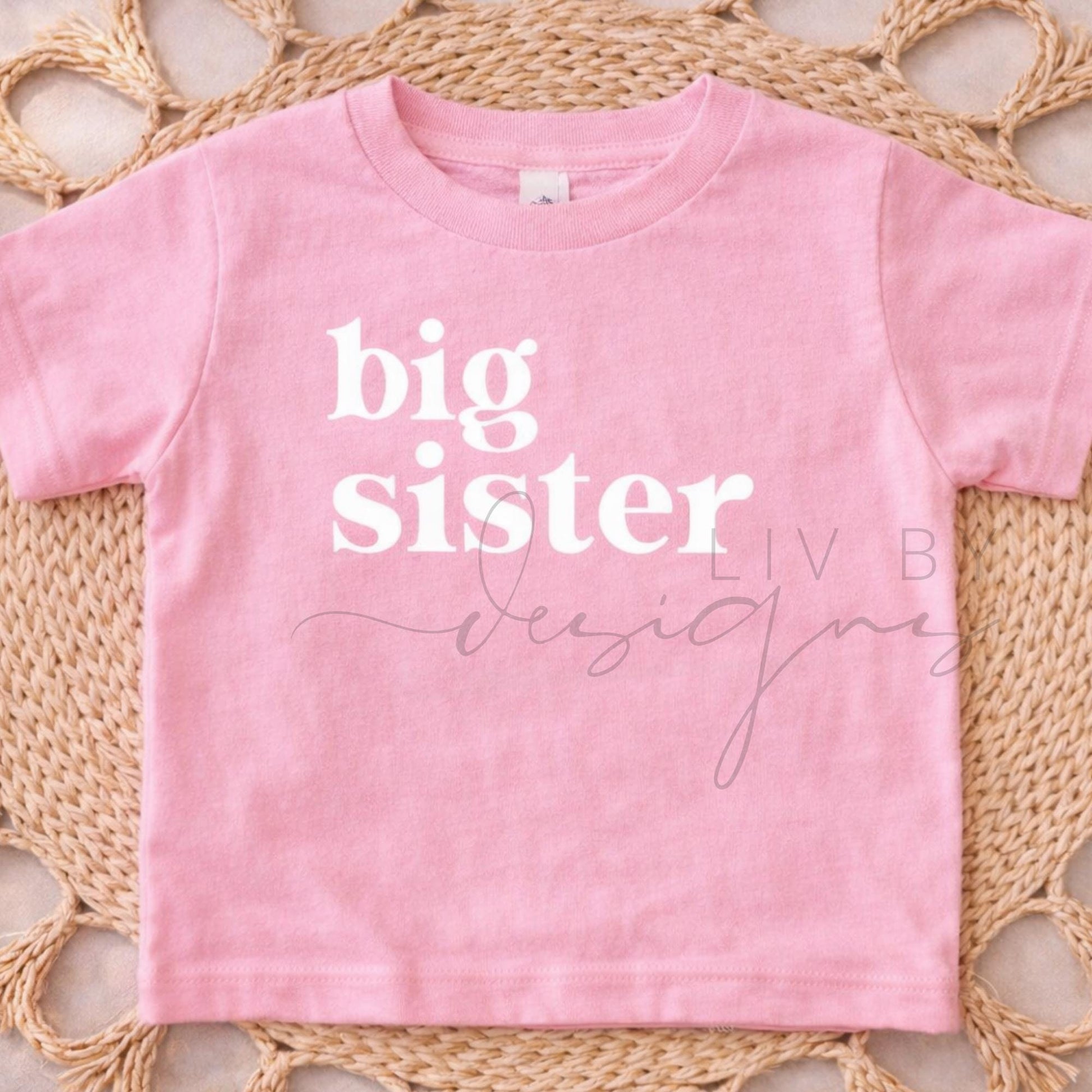 Big Sister Shirt for Pregnancy Announcement | Big Sibling Reveal Toddler Tee | Personalized Big Sister Shirt | Baby Announcement Outfit (etsy image id: 7747606643)