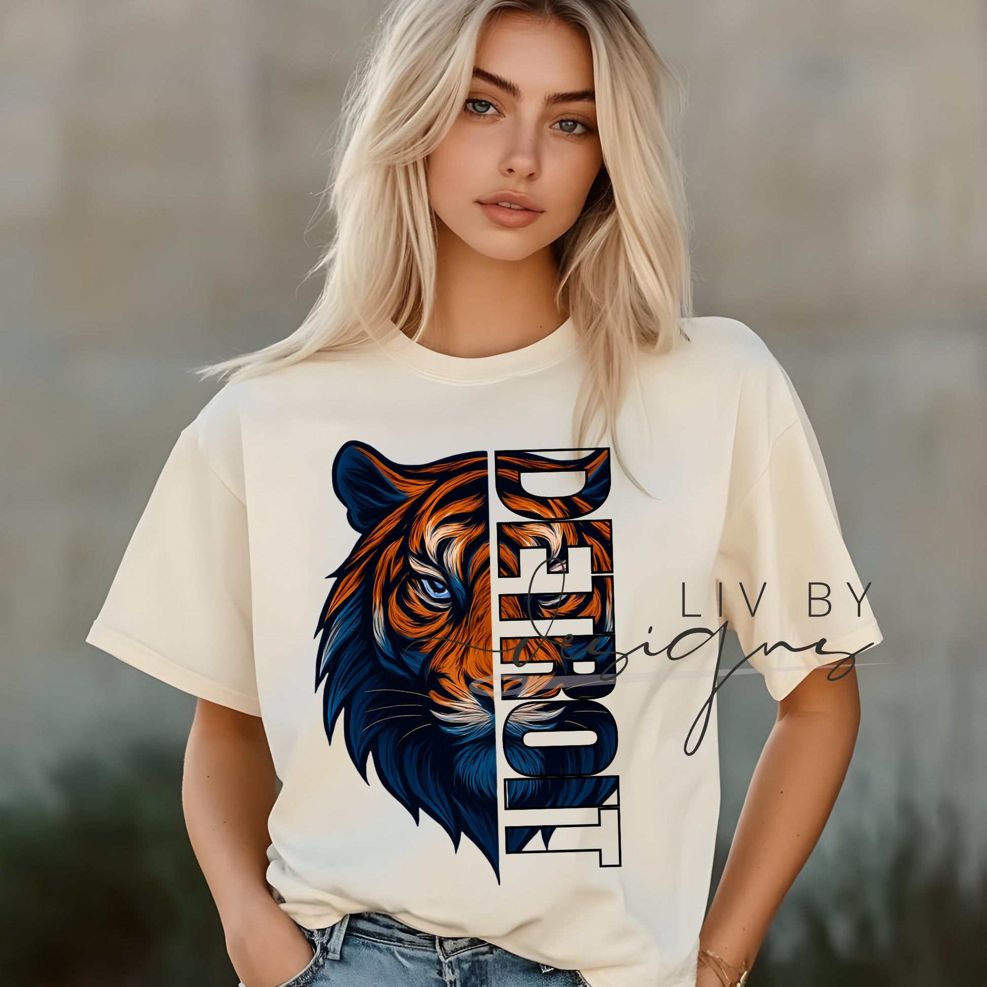 Detroit Baseball Shirt | Bold Graphic Comfort Colors Tee (etsy image id: 7854435025)
