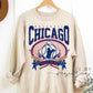 Chicago Baseball Crewneck Sweatshirt | Vintage Graphic Pullover | Bella + Canvas Fleece (etsy image id: 7890398841)