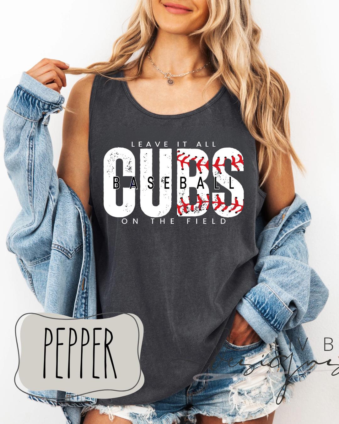Chicago Baseball Tank Top | Vintage Cubs Graphic Summer Shirt (etsy image id: 7890980792)