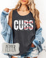 Chicago Baseball Tank Top | Vintage Cubs Graphic Summer Shirt (etsy image id: 7890980792)