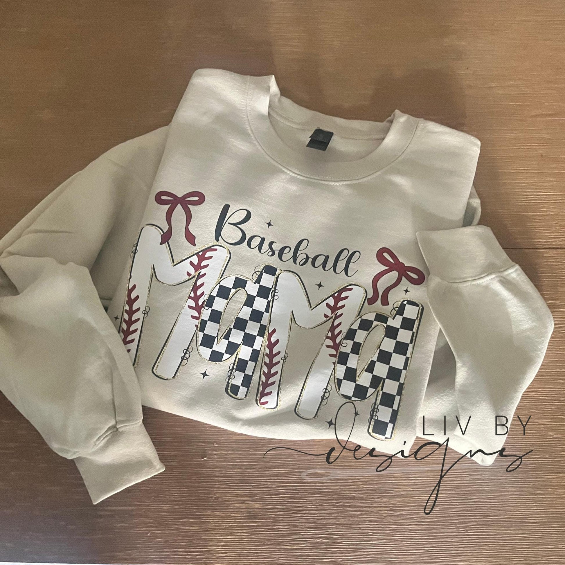 Baseball Mama Sweatshirt, Cozy Fleece, Unisex Fit, Game Day Ballpark Outfit (etsy image id: 7905720540)