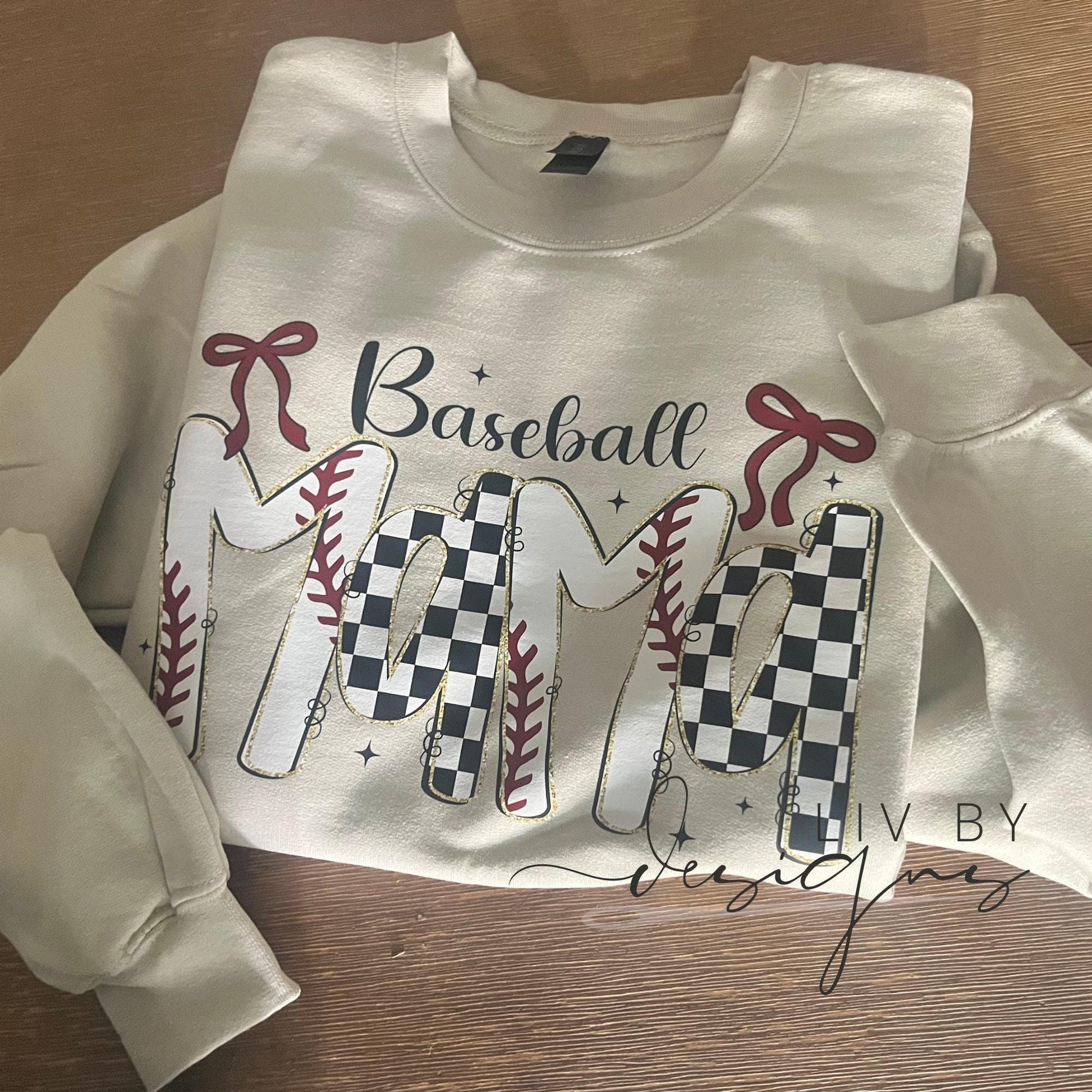Baseball Mama Sweatshirt, Cozy Fleece, Unisex Fit, Game Day Ballpark Outfit (etsy image id: 7905720546)