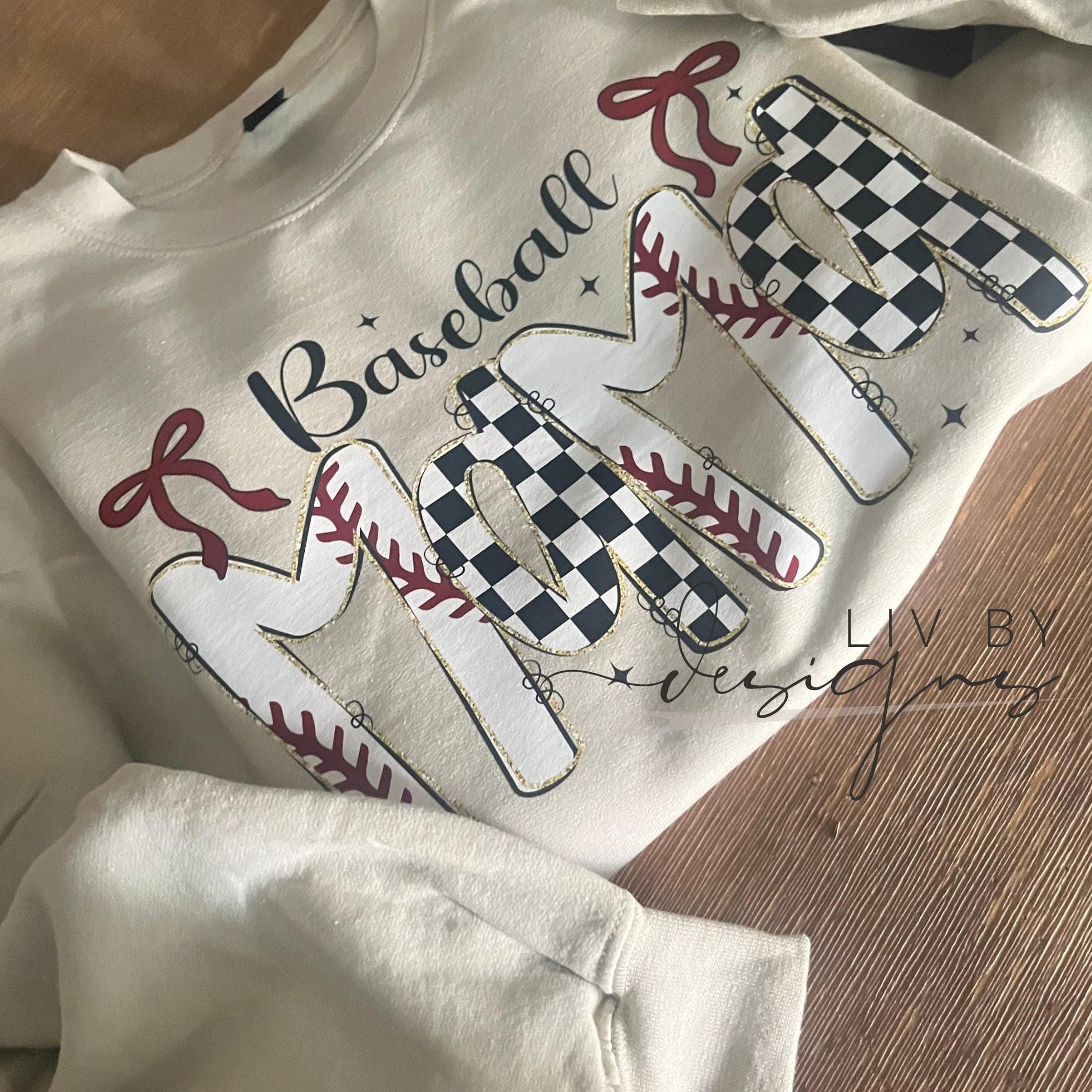 Baseball Mama Sweatshirt, Cozy Fleece, Unisex Fit, Game Day Ballpark Outfit (etsy image id: 7905720550)