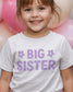 Floral Big Sister T-shirt, Toddler Sibling Announcement Shirt (etsy image id: 7919265399)