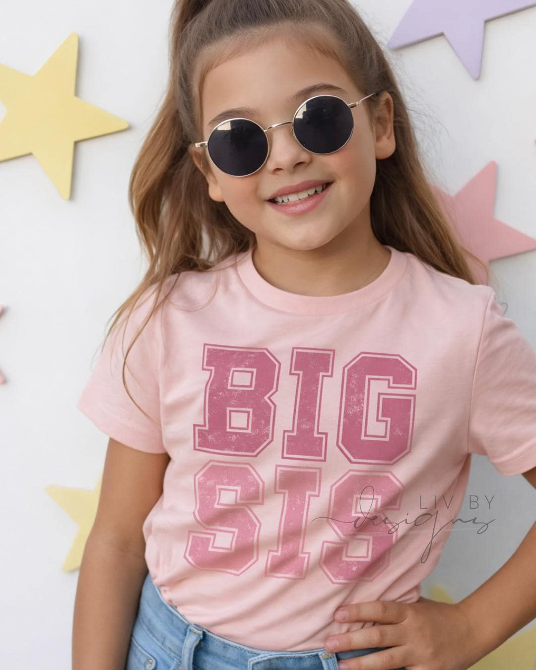 Big Sister Toddler T-Shirt, Sibling Announcement, Sporty Style Tee (etsy image id: 7919269651)