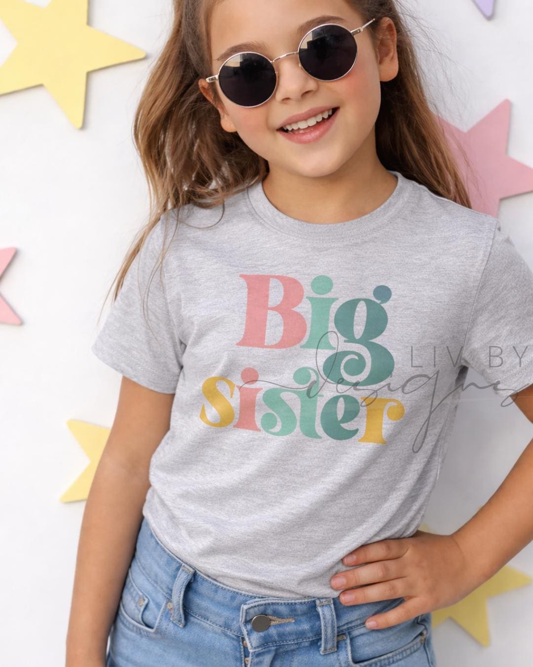 Big Sister Toddler T-Shirt, Sibling Announcement, Pregnancy Reveal Tee (etsy image id: 7919305623)