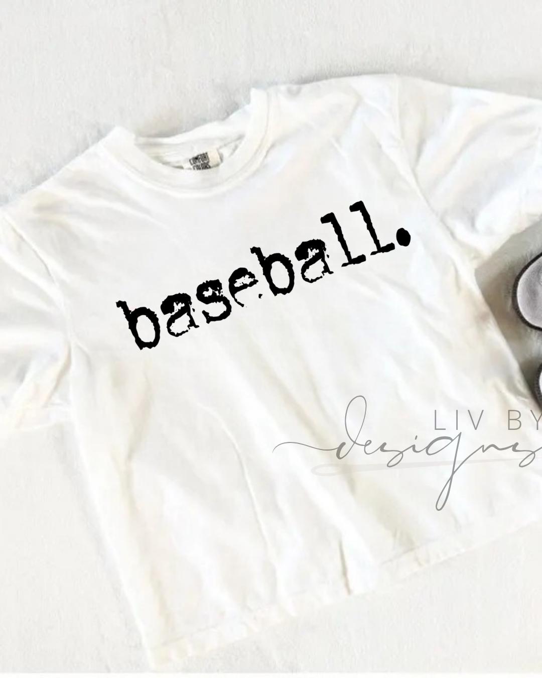Baseball Crop Top | Retro Baseball Comfort Colors Boxy Cropped T-Shirt for game days (etsy image id: 7925043988)