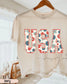 Floral USA Graphic Crop Top | Comfort Colors Patriotic Cropped T-shirt (etsy image id: 7938379278)