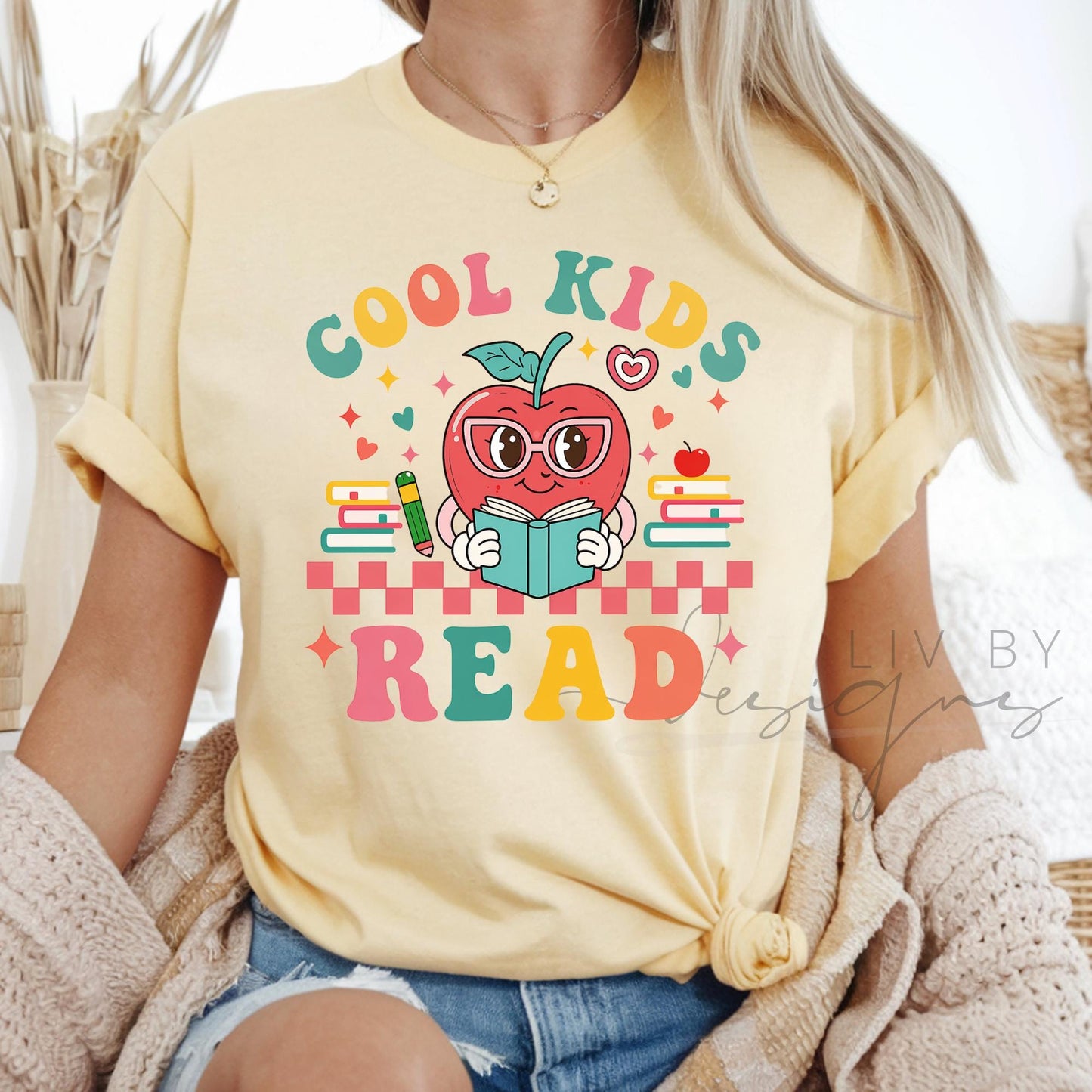 Teacher Tee Cool Kids Read Comfort Color  | Matching Bestie Teacher Tees, Teacher Appreciation Gift for Elementary Teacher (etsy image id: 7938544476)