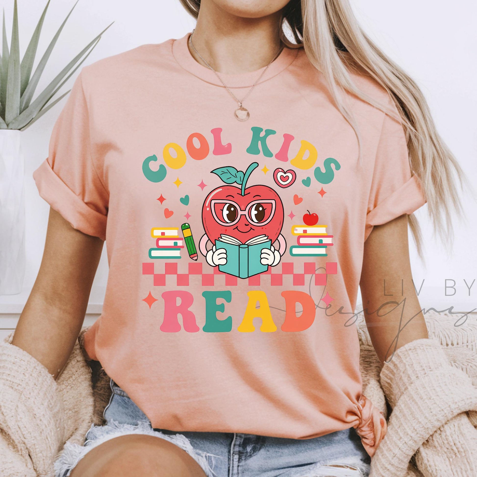 Teacher Tee Cool Kids Read Comfort Color  | Matching Bestie Teacher Tees, Teacher Appreciation Gift for Elementary Teacher (etsy image id: 7938544480)