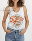 Detroit Tigers Baseball Tank Top | Vintage Tiger Graphic Summer Shirt (etsy image id: 7938929051)