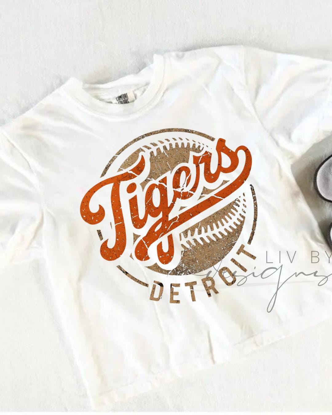 Tigers Baseball Crop Top | Comfort Colors Detroit Baseball Cropped T-Shirt (etsy image id: 7940031511)