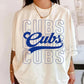 Vintage Style Cubs Baseball Graphic Tee, Unisex Cotton Blend Game Day Shirt (etsy image id: 7953636631)