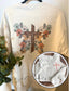 Christian Crewneck Sweatshirt | Gildan Sublimated Faith Cross Sweater | Religious Floral Pullover | Inspirational Bible Gift (etsy image id: 7954379960)