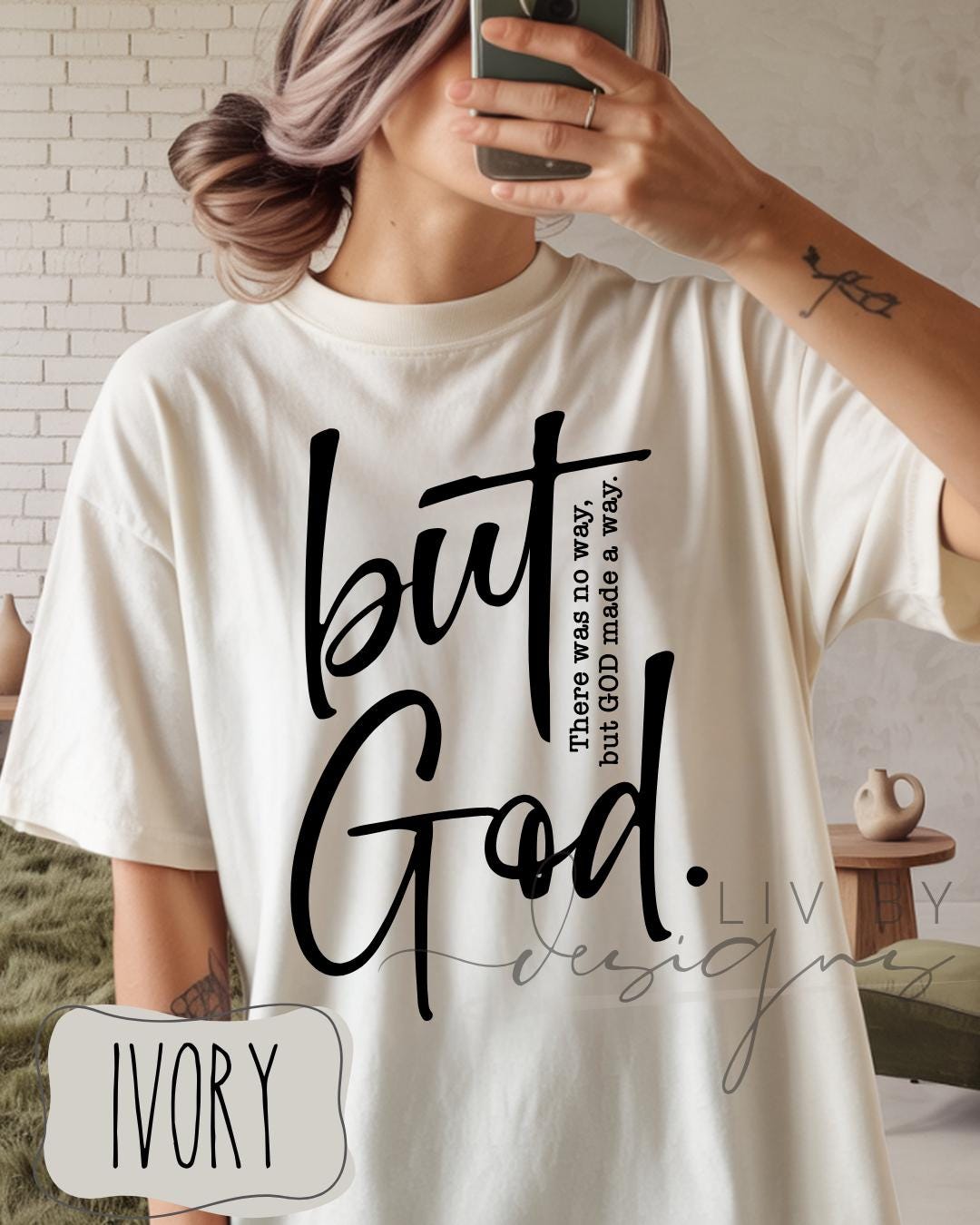 But God Christian T-Shirt – Comfort Colors Religious Tee (etsy image id: 7954395528)