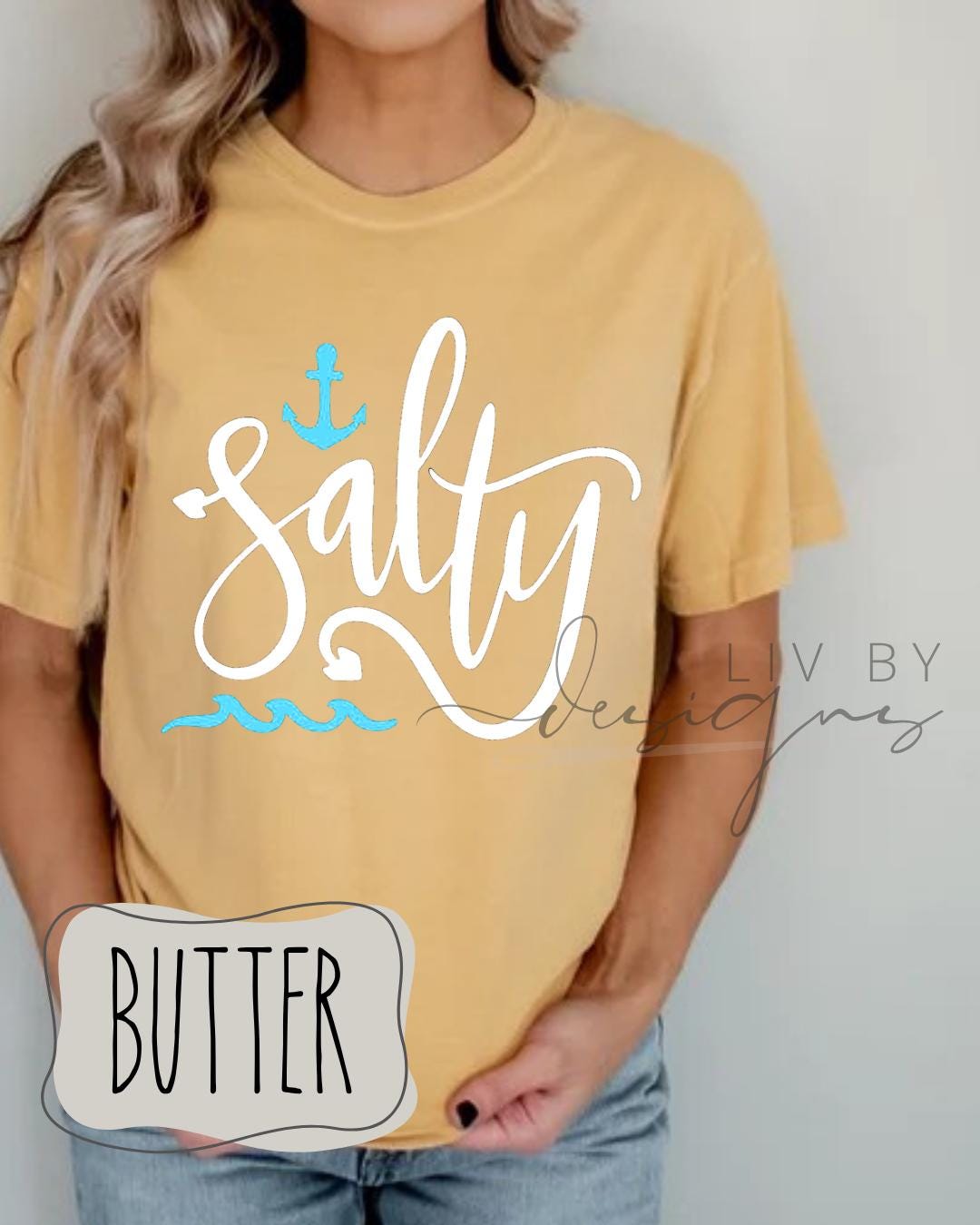 Salty Summer Comfort Colors Shirt | Summer Boating Graphic Tee, Bright salty tee, relaxing beach tee (etsy image id: 7981165249)
