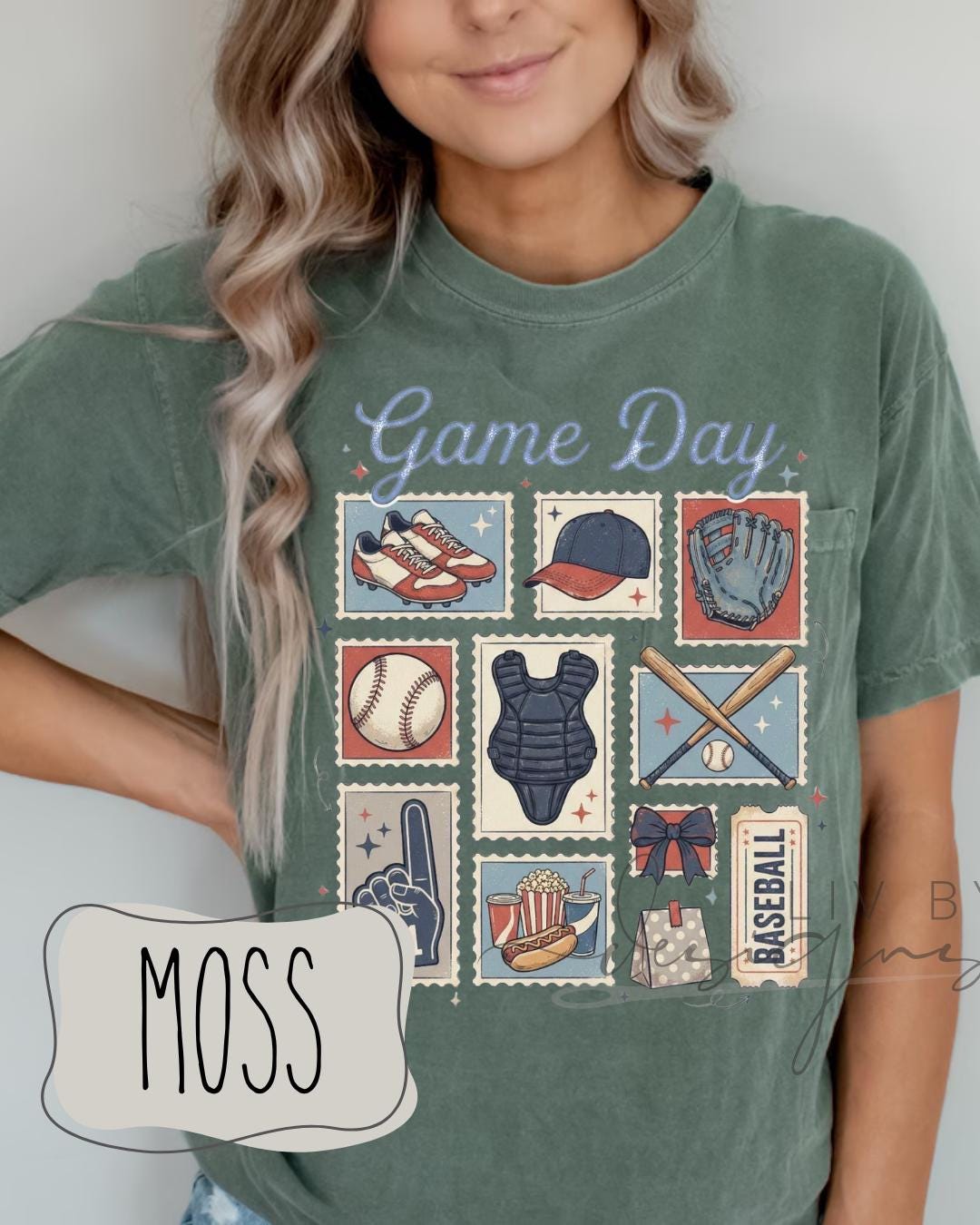 Game Day Baseball Tee for mom | Comfort Colors Retro Baseball Fan Shirt, Gift for mom High school baseball season tee __etsy:7981189609