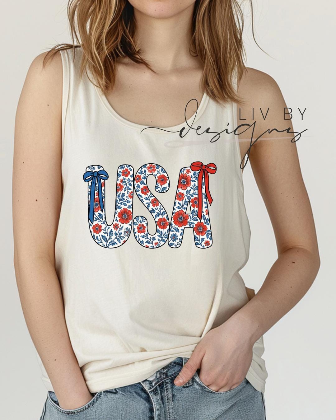 Fourth of July Tank top, Patriotic Retro tank, Comfort Colors Tank top | Patriotic large letter Graphic, USA Retro Shirt (etsy image id: 7981563459)
