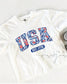 Floral USA Graphic Crop Top | Comfort Colors Patriotic Cropped T-shirt (etsy image id: 7982294219)