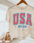 Fourth of July Cropped Tshirt, Patriotic Retro boxy tee, Comfort Colors Cropped Tee | Patriotic large letter Graphic, USA Retro Shirt (etsy image id: 7986348169)