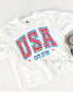 Fourth of July Cropped Tshirt, Patriotic Retro boxy tee, Comfort Colors Cropped Tee | Patriotic large letter Graphic, USA Retro Shirt (etsy image id: 7986348219)