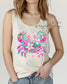 Crabby Summer Comfort Colors Tank | Summer Boating Graphic Tee, Floral & Bright Crabby (etsy image id: 7988825345)