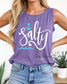 Salty Summer Comfort Colors Tank | Summer Boating Graphic Tank, Bright Salty Tank, Relaxing Beach Fit (etsy image id: 7988853031)