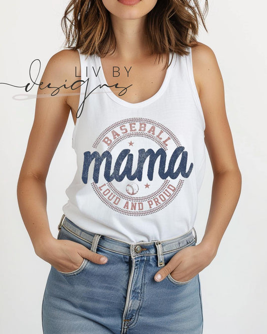 Game Day Baseball Comfort Colors Tank | Retro Baseball Fan Shirt for mom, sideline tank for spring sport season (etsy image id: 7994093229)