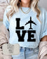 Airplane Love Comfort Colors Tee | Vacation Shirt | Airport Outfit, Wanderlust Shirt (etsy image id: 7994248051)