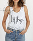 Let Them Comfort Colors Tank |  Self Love Tank Top | Trendy Women Top for the summer (etsy image id: 8003212457)