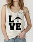 Airplane Love Comfort Colors Tank Top | Vacation Shirt for those who love to fly | Airport Outfit | Wanderlust Tank Top (etsy image id: 8003232109)